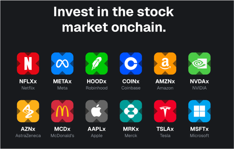 Invest in the stock market onchain
